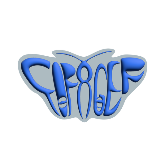 Blue + Green Moth Sticker Pack