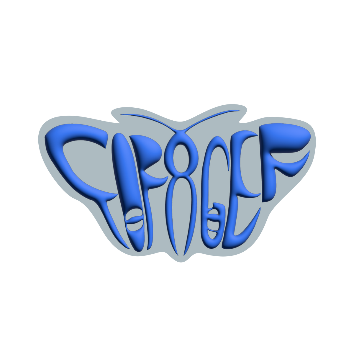 Blue + Green Moth Sticker Pack